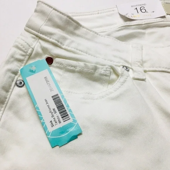 NWT SLINK JEANS Tasha Boyfriend Jeans. Size 16W - Picture 6 of 9